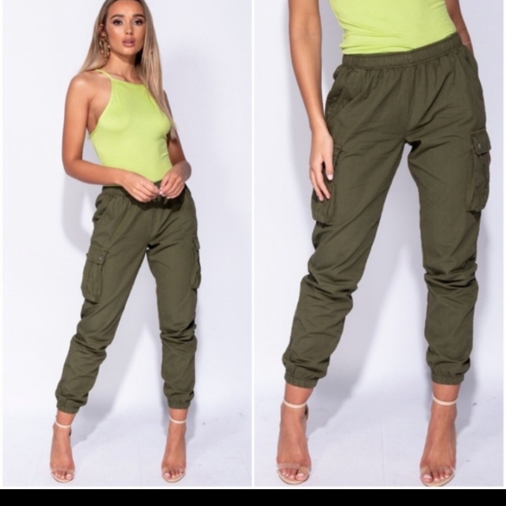 Olive Green Cargo Pants